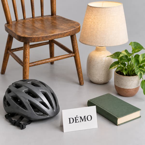 DÉMO - Lampe de table en céramique, photo 3