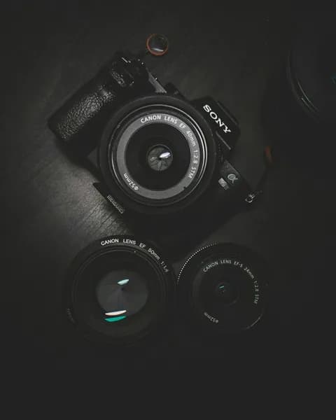 Photo de Appareil photo hybride avec objectifs — Démo